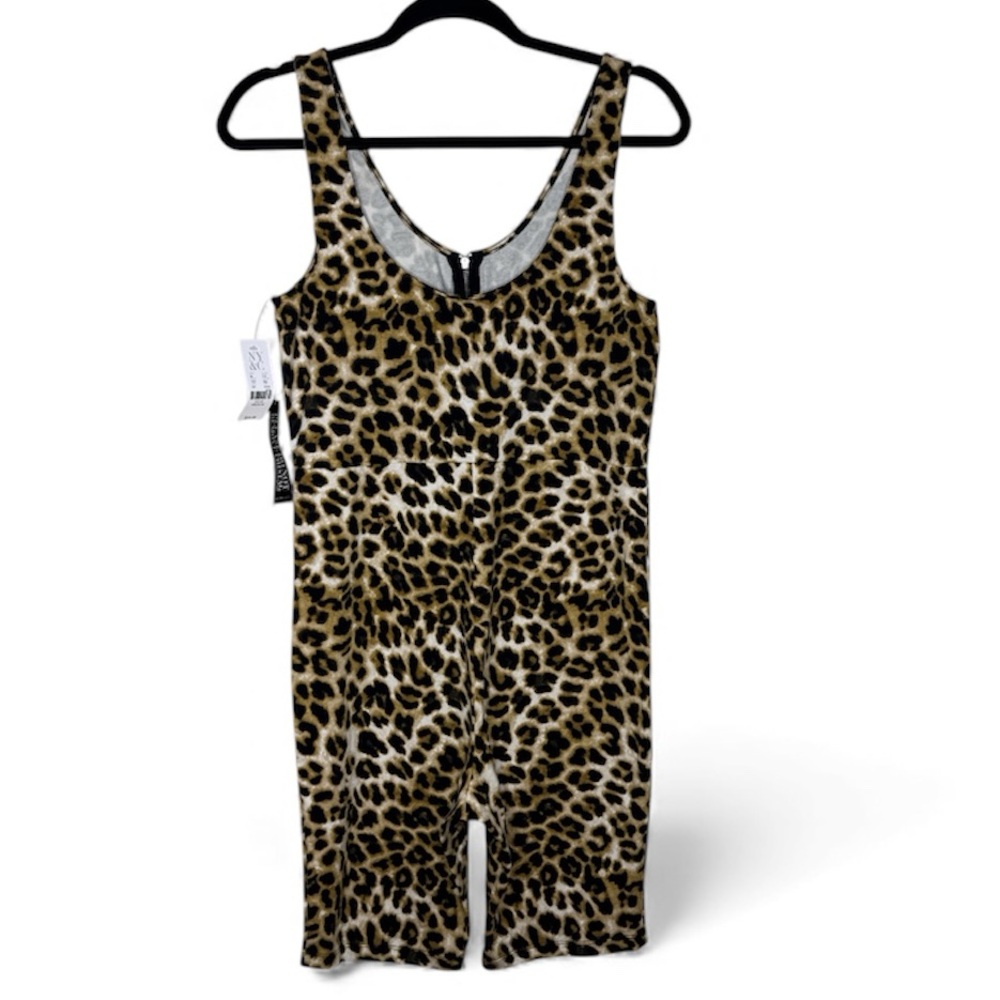 NWT- NY&C Cheetah stretch bodysuit/ romper